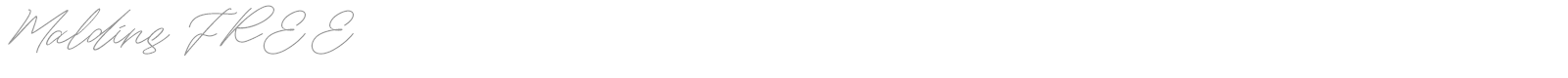 Maldins font preview